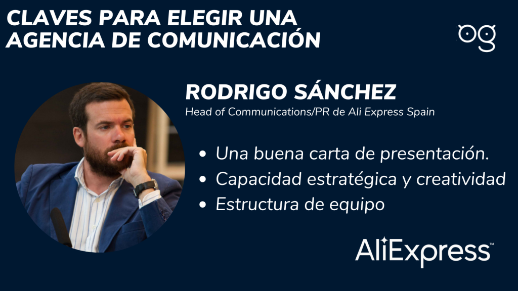 Rodrigo Sánchez Keys to choosing a communication agency