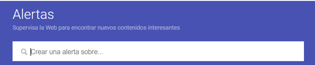 alerta de Google configurar