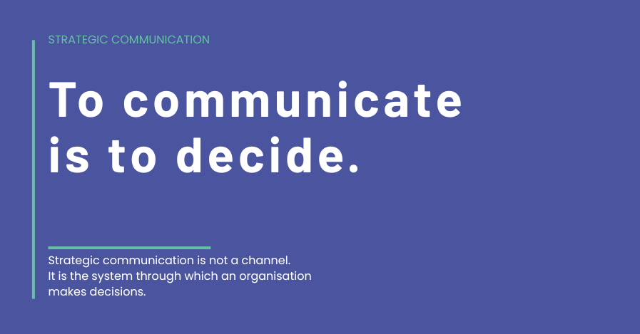 Strategic communication