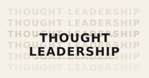 thought leadership